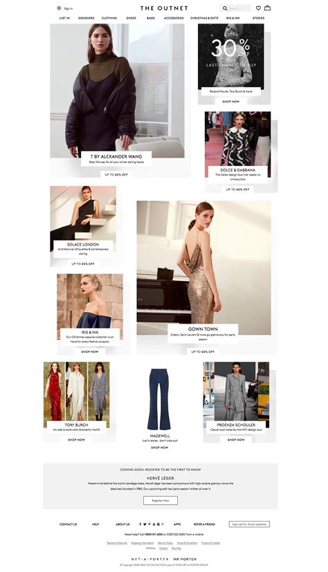 the outnet website